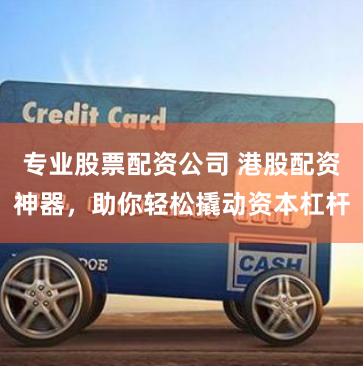 专业股票配资公司 港股配资神器,助你轻松撬动资本杠杆